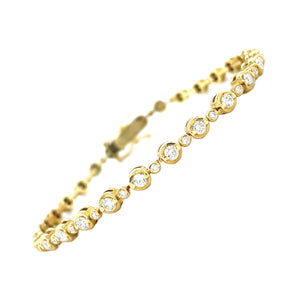 18ct Yellow Diamond Bracelet