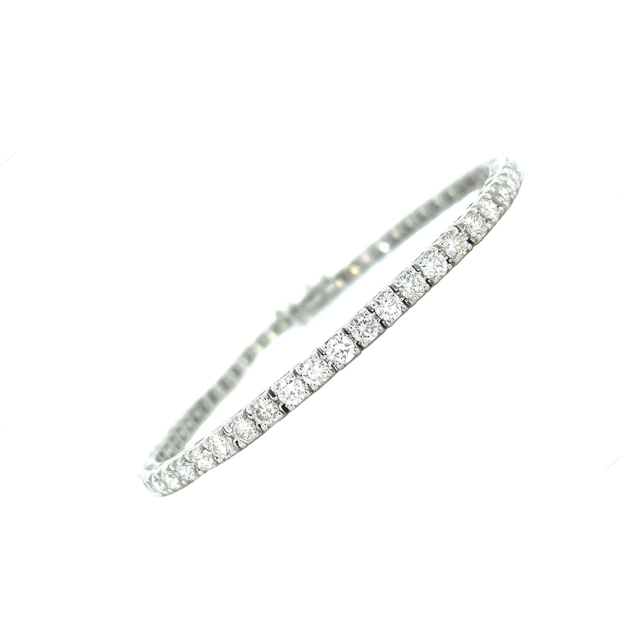 18ct Diamond Line Bracelet