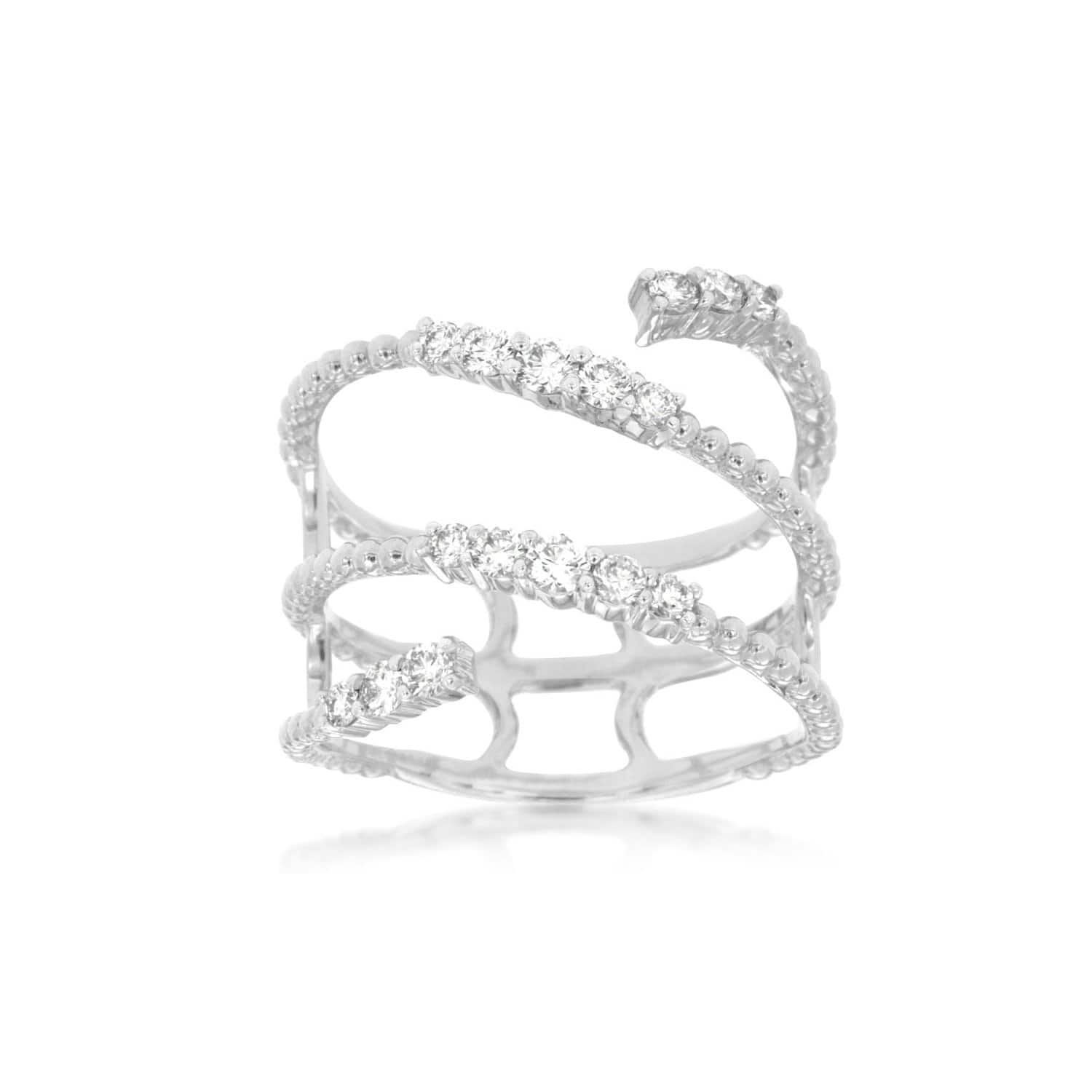 The 14ct White Gold Loop Ring