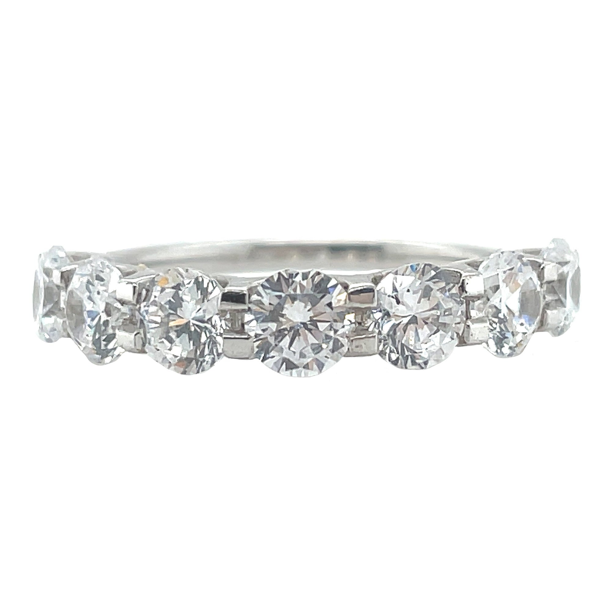 Double Claw Eternity Band